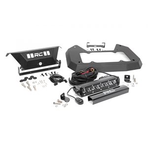 Jeep Spare Tire Delete Kit w / 8in Chrome Series LED (18-20 JL)
