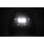 JEEP 8"VERTICAL LED GRILLE KIT | BLACK SERIES 07-17 WRANGLER JK