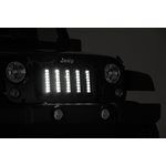 JEEP 8"VERTICAL LED GRILLE KIT | BLACK SERIES 07-17 WRANGLER JK