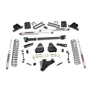 6in Ford Suspension 4in axle Lift Kit w / Front Drive Shaft (17-22 F-250