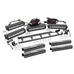 JEEP 8"VERTICAL LED GRILLE KIT CHROME SERIES 07-17 WRANGLER JK