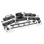 JEEP 8"VERTICAL LED GRILLE KIT | BLACK SERIES 07-17 WRANGLER JK