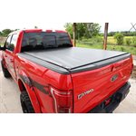 SOFT ROLL UP BED COVER | 5'7" BED | TOYOTA TUNDRA 2WD / 4WD (2022) W / O FACTORY CARGO MANAGEMENT SYSTEM