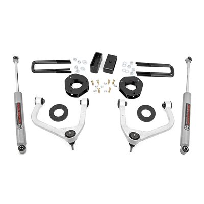 3.5IN SUSPENSION LIFT KIT W / FORGED UPPER CONTROL ARMS (19-22 CHEVY 1500 PU 4WD / 2WD)